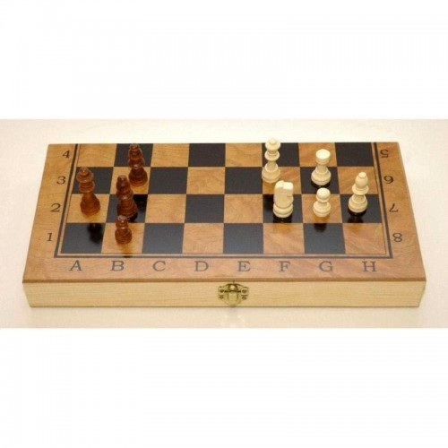 Waxmatbi 3 in 1 Best Quality Wooden Chess Game Set 